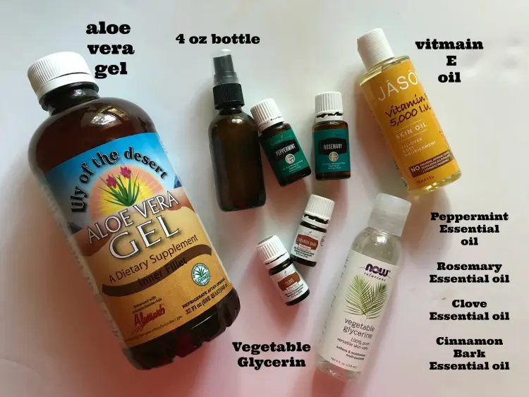 homemade Hand Sanitizer Spray