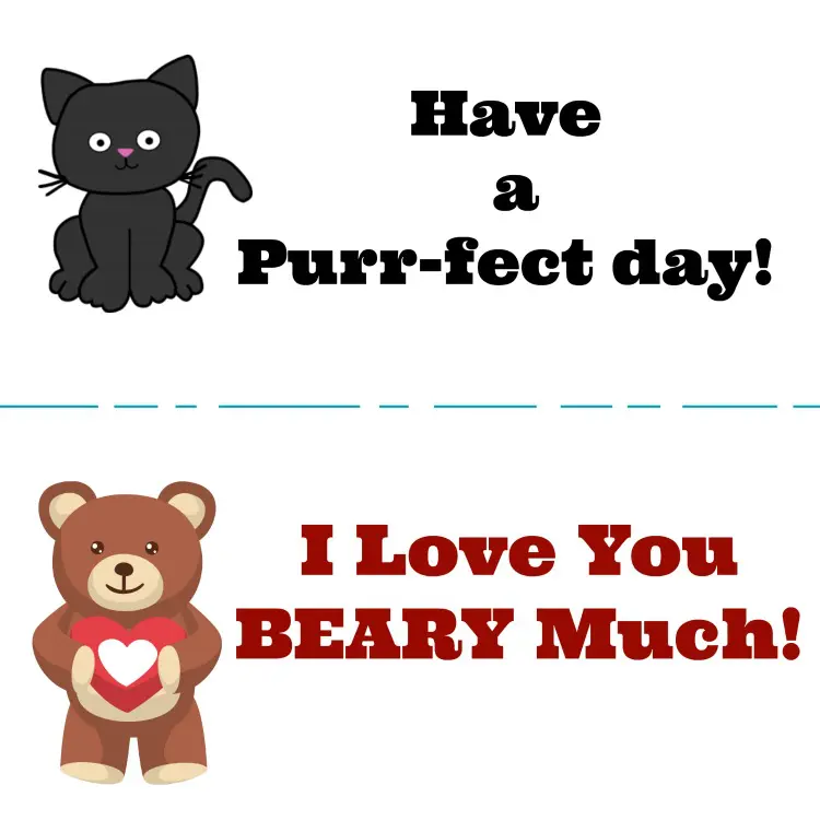 lunch box notes for kids
