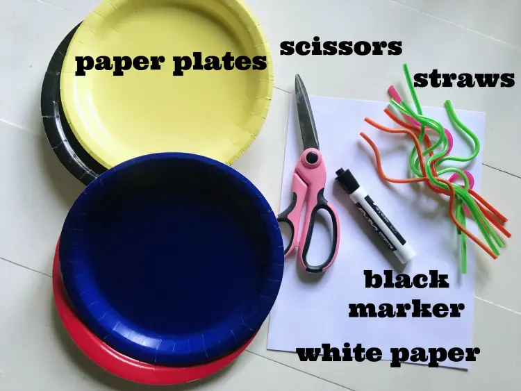 monster paper plate craft