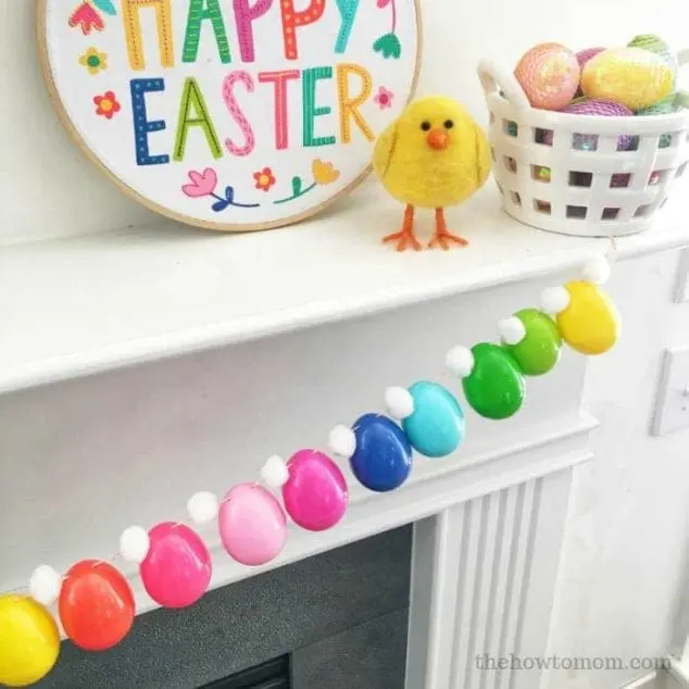 easter mantle decor