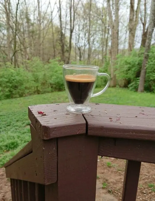 Perfect espresso crema