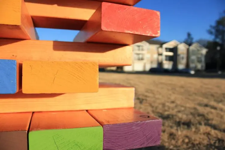outdoor giant jenga