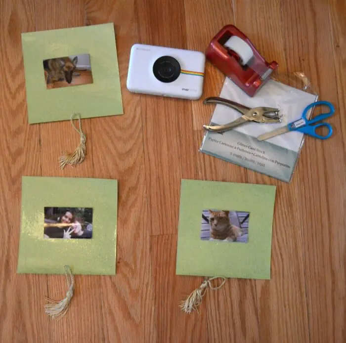 diy polaroid picture frames