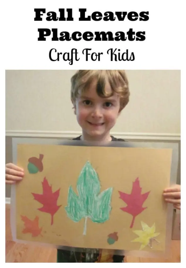 fall leaves placemats