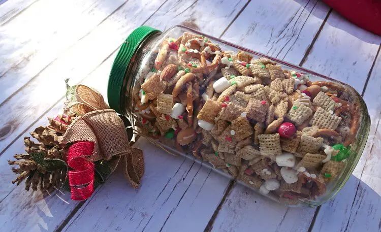 christmas chex mix gift