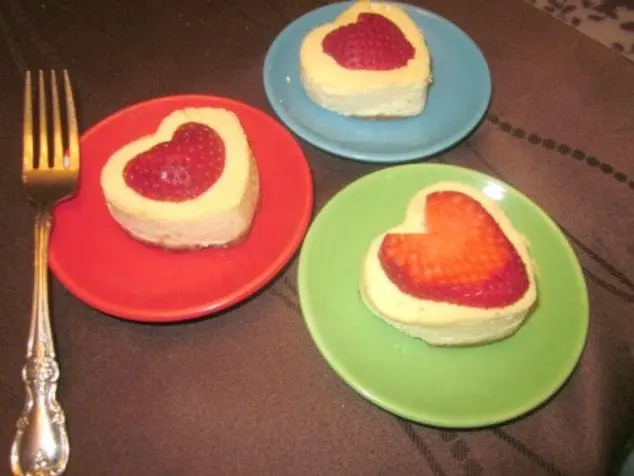 heart shaped cheesecake recipe