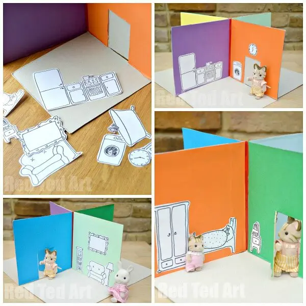 Cereal Box Doll House