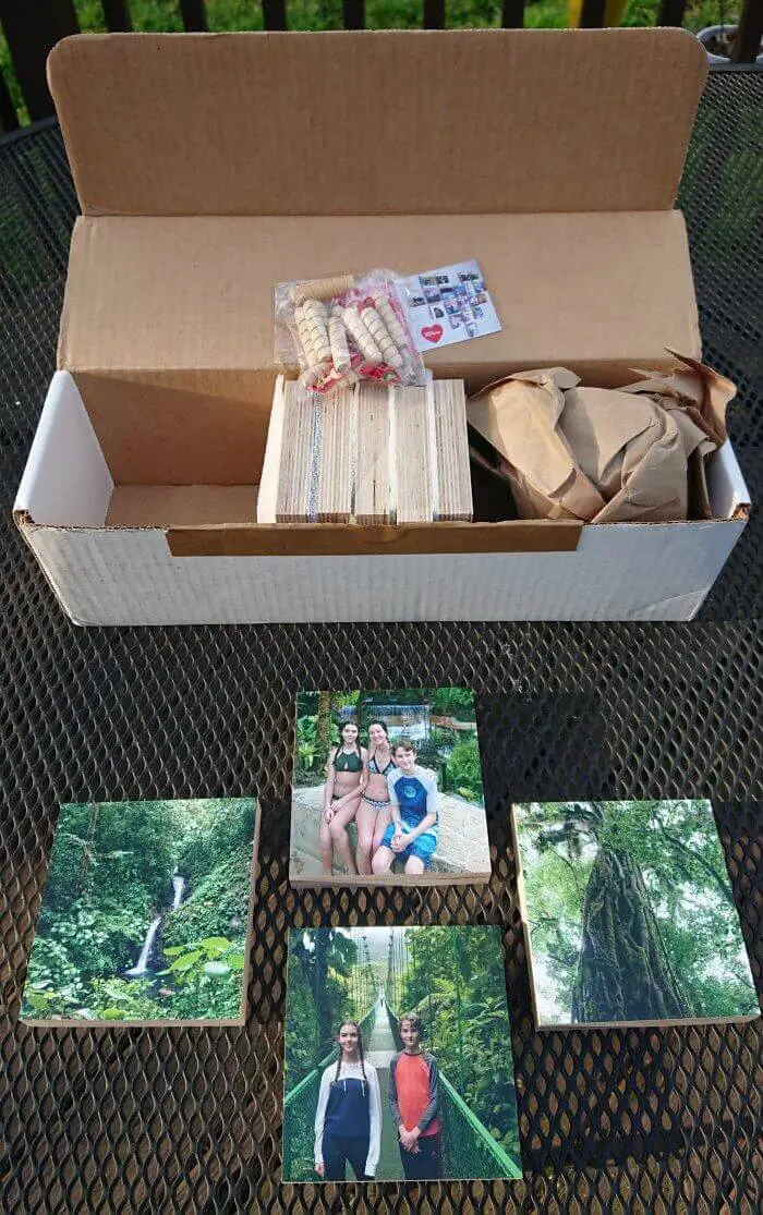 photo prints on wood