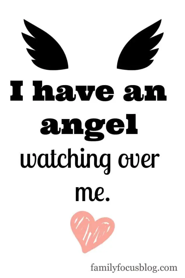 I have an angel watching over me.