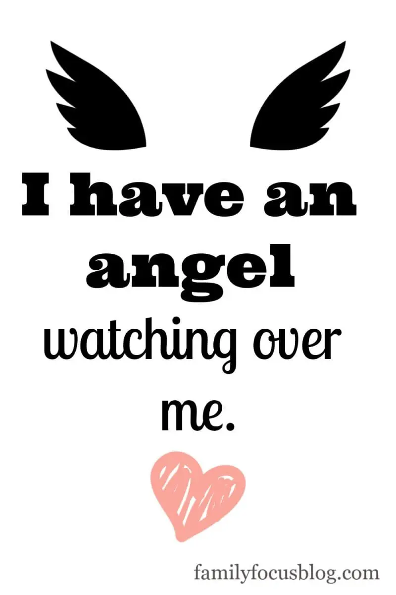 an angel watching over me