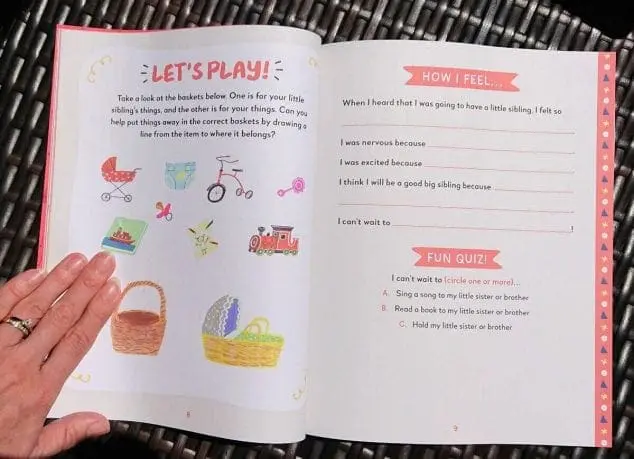 big sibling activity book