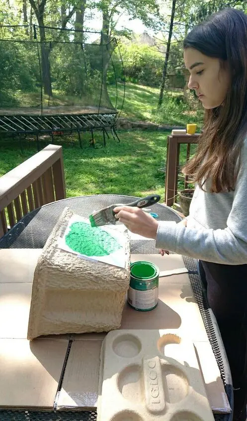 paint cut out area