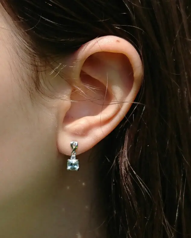 aquamarine earrings