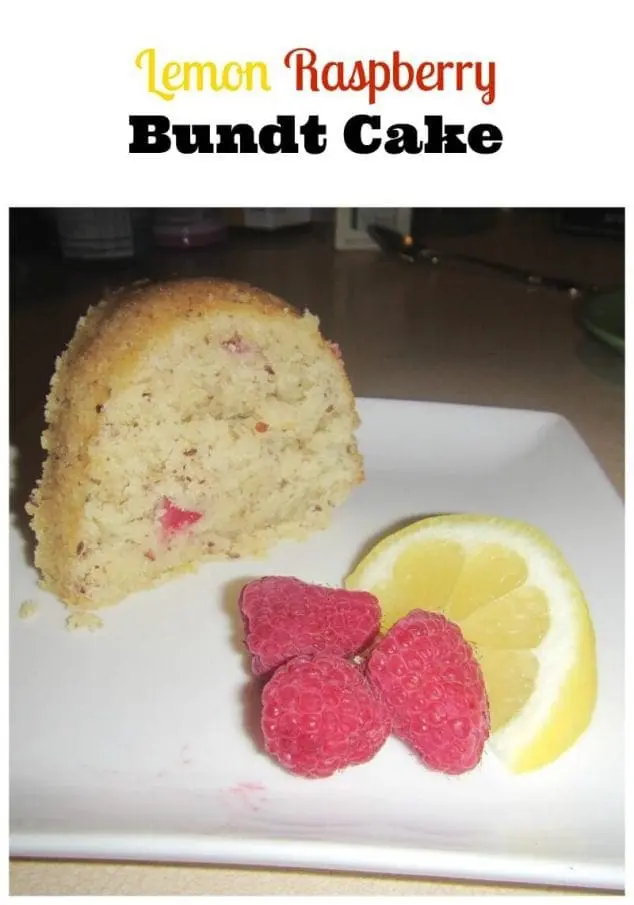 Lemon Raspberry Bundt Cake Recipe