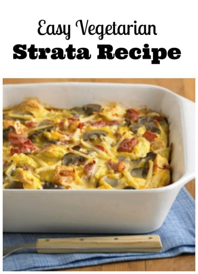 vegetarian strata recipe