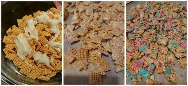 making unicorn chex