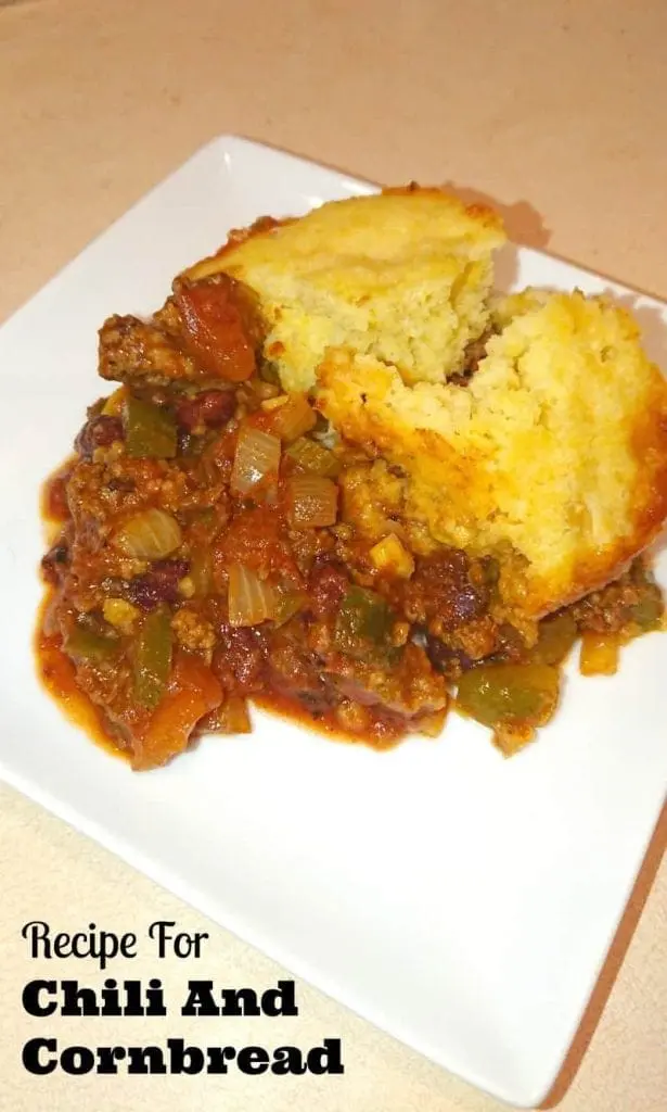 chili and cornbread