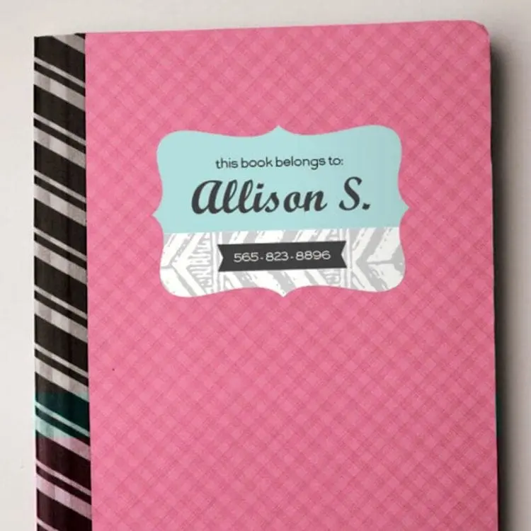 book labels
