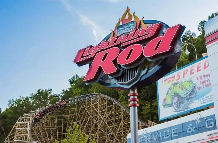 lightning rod coaster