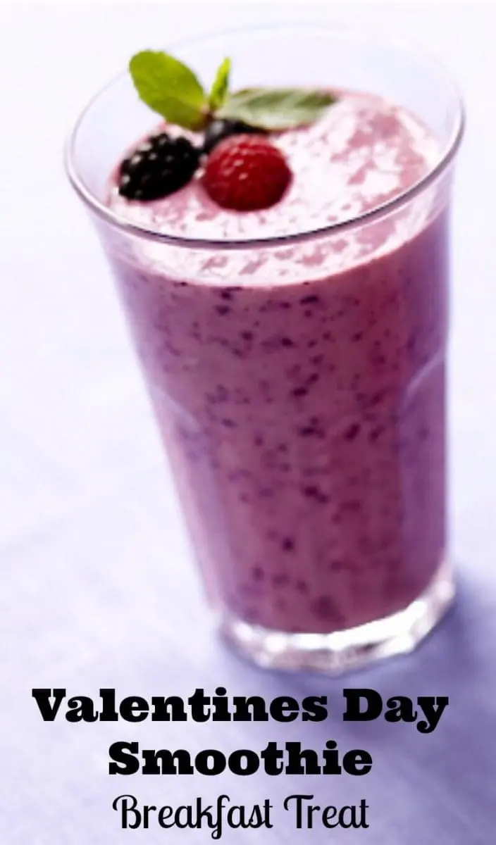 Valentines Day smoothie