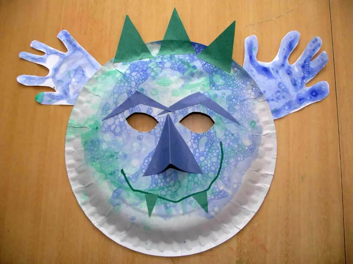 bubble print craft for kids