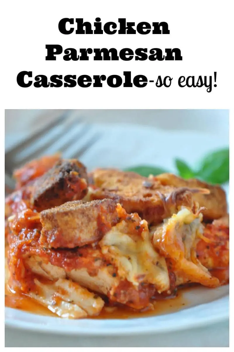 chicken Parmesan casserole