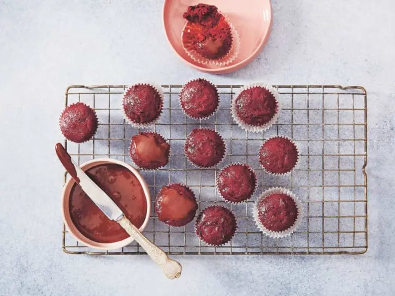 chocolate and beetroot cupcakes