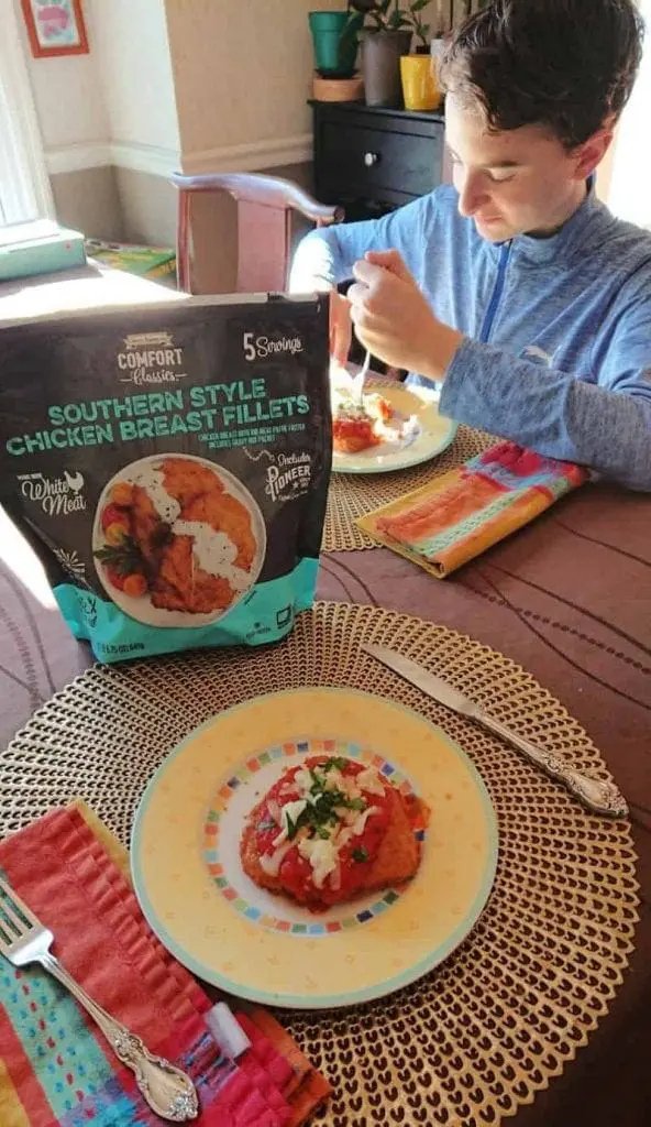 frozen fried chicken fillets