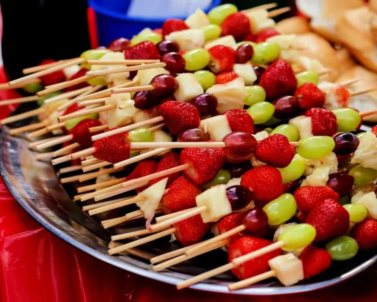fruit kebabs for kids