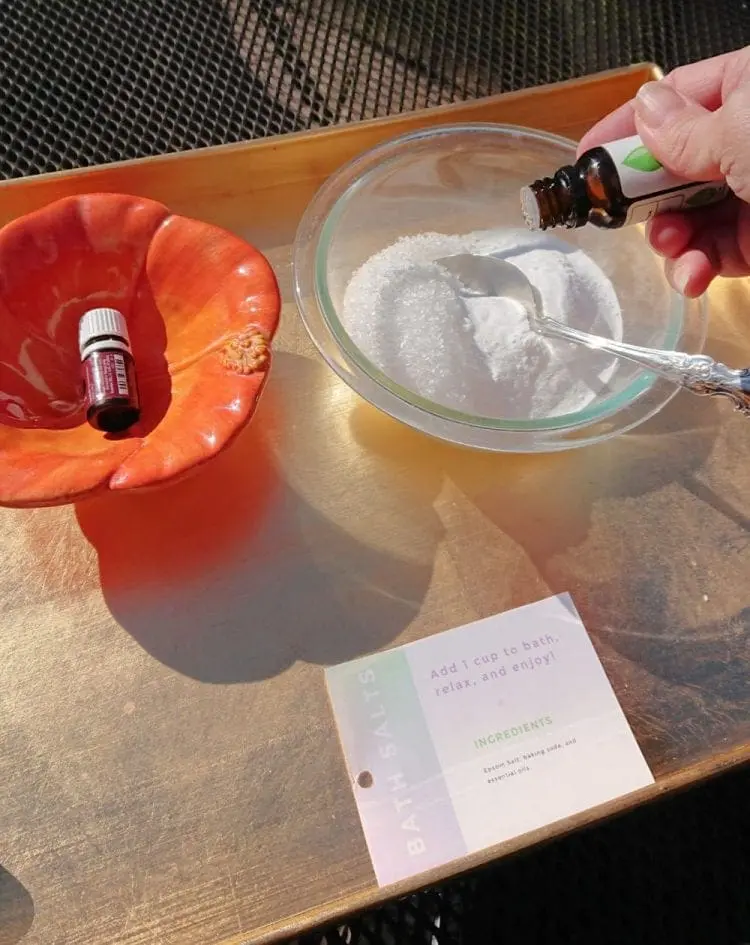 natural bath salts DIY