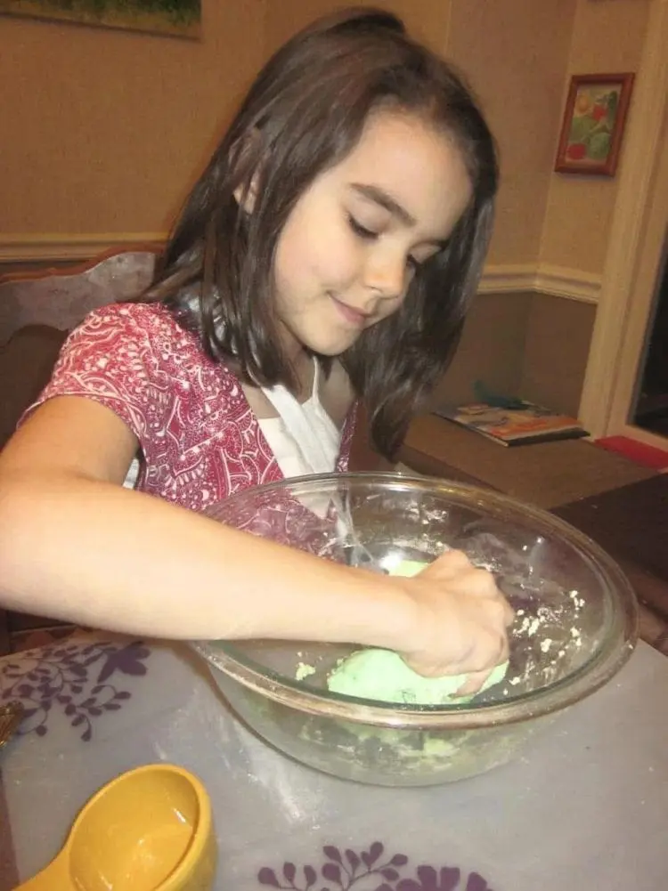 salt dough craft for st patrick's day necklaces