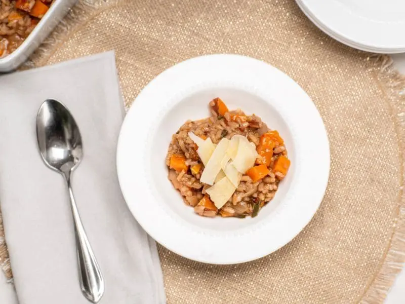 sundried tomato sweet potato risotto