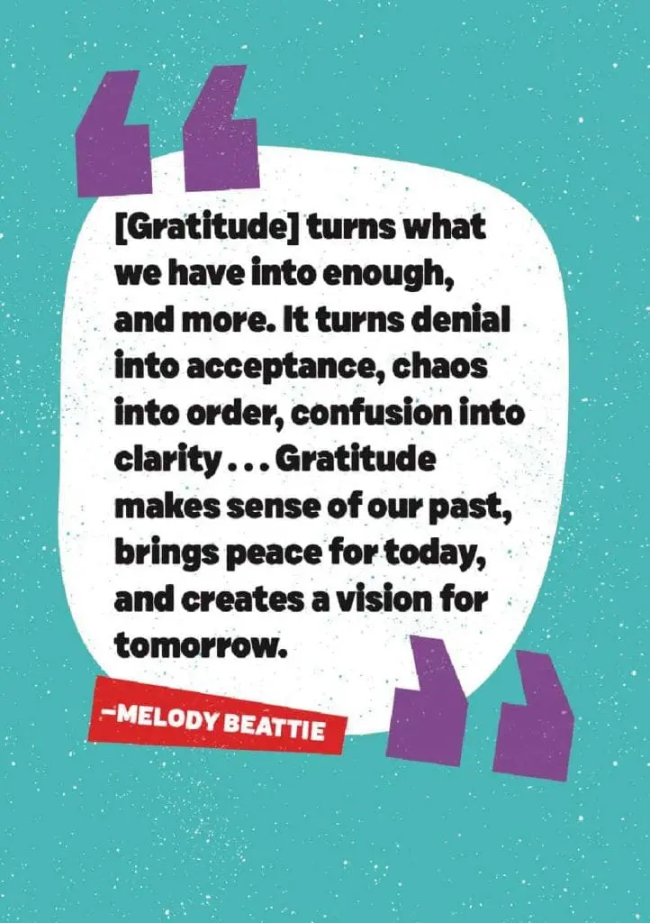 gratitude journal ideas