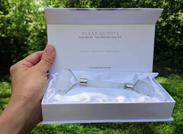 quartz facial roller