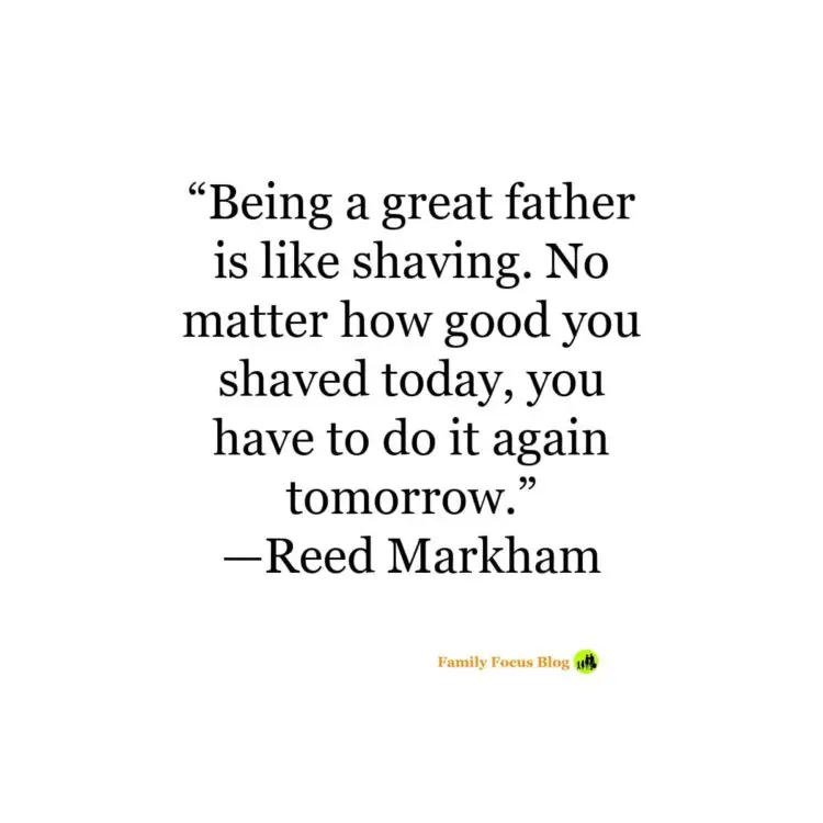 being a great father