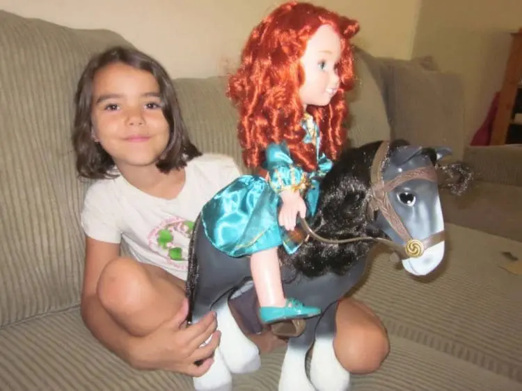 imaginary play with dolls
