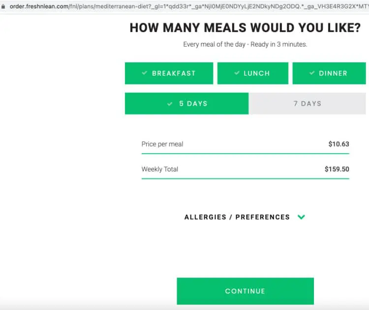 how to order fresh n lean