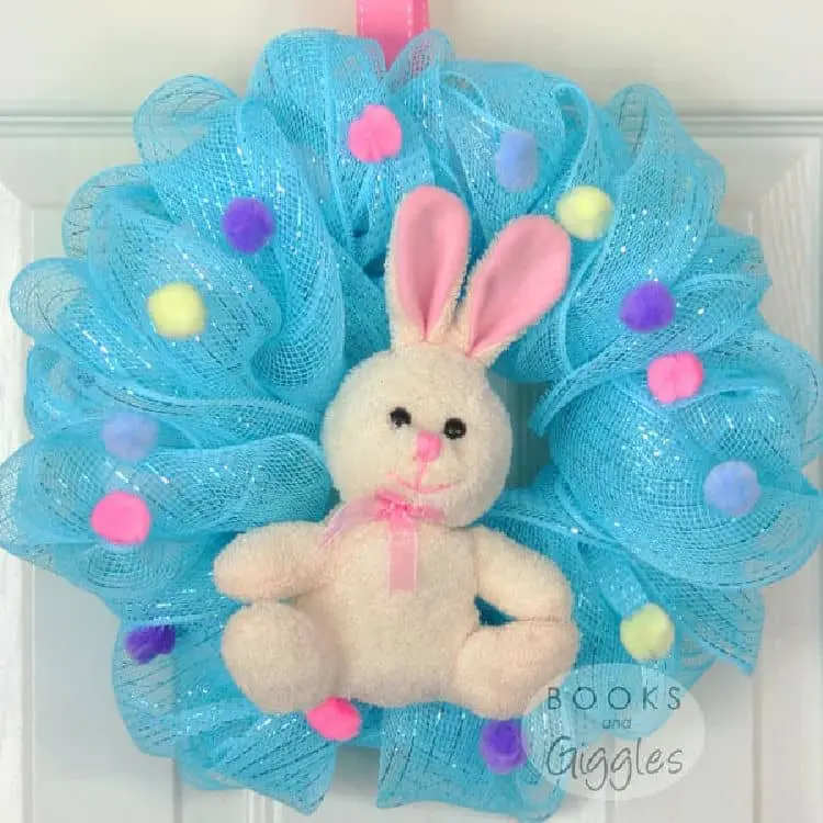 mesh ribbon wreath