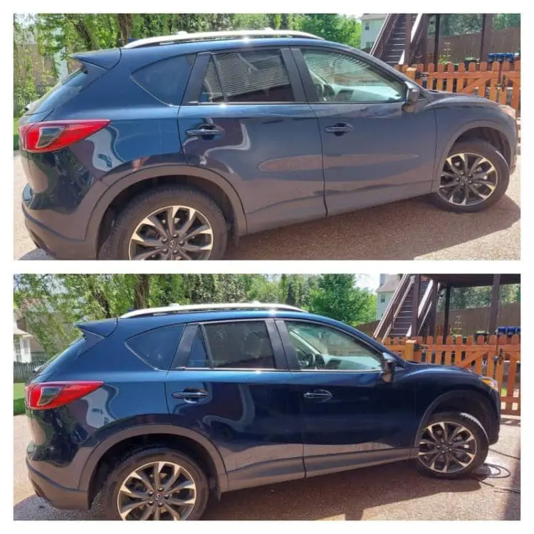 before and after pressure washer car wash