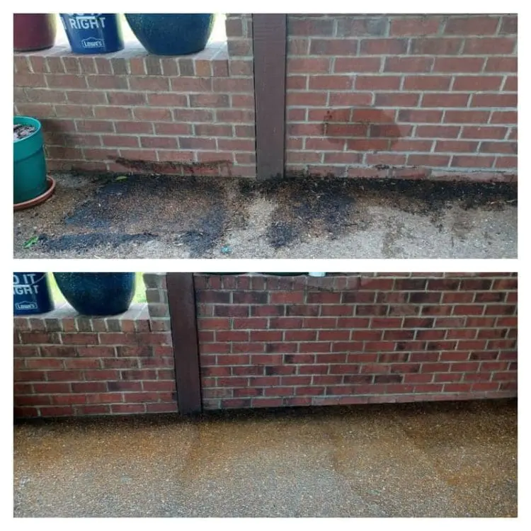 before and after giraffe tools pressure washer