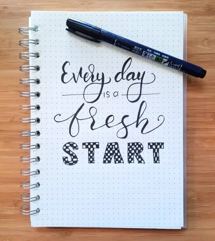 fresh start