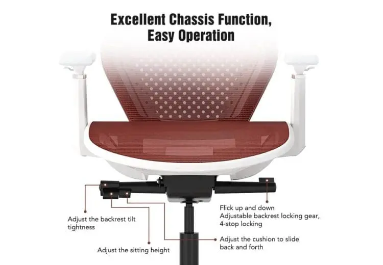 how to adjust office chair