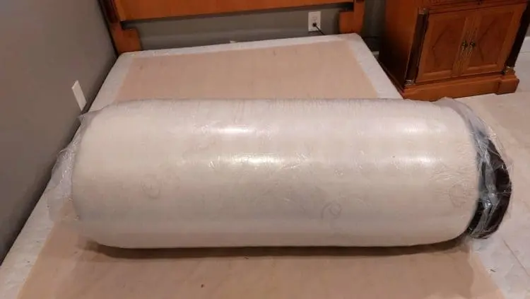 compressed queen mattress