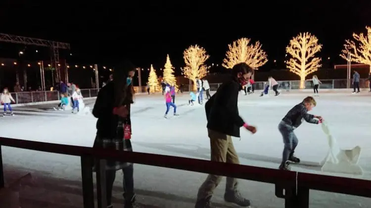 ice skating