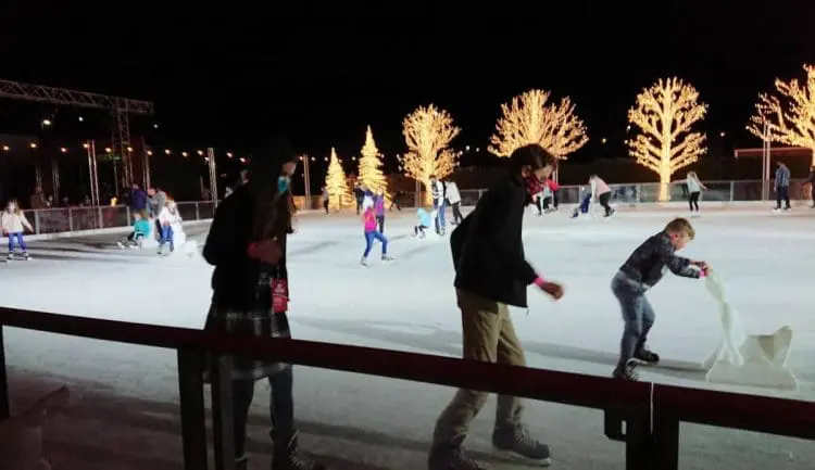 ice skating