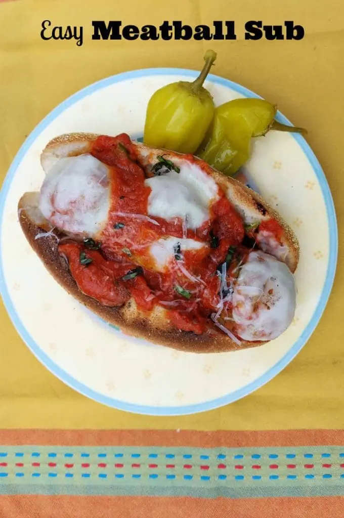easy meatball sub