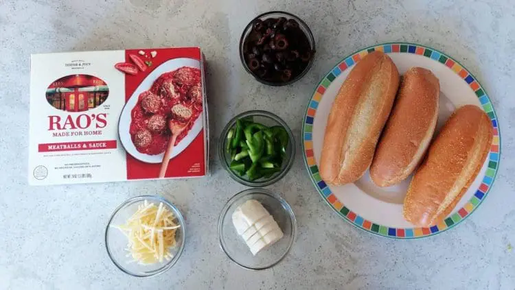 meatball sub ingredients
