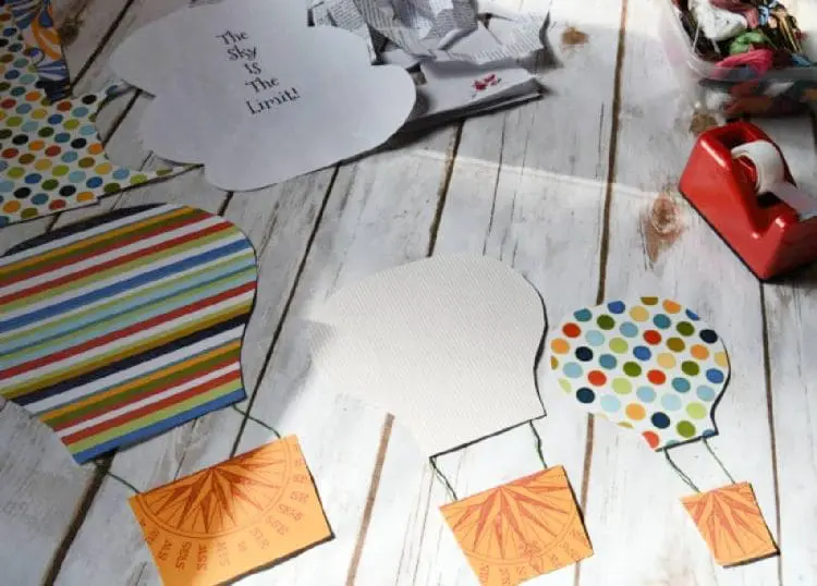 DIY hot air balloon decor