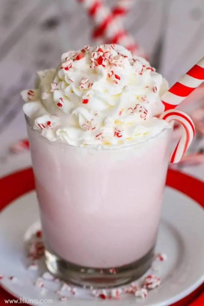 peppermint milkshake