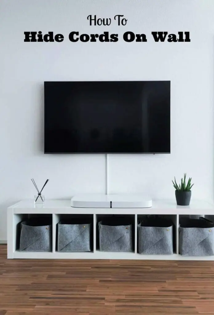 hide cords on wall